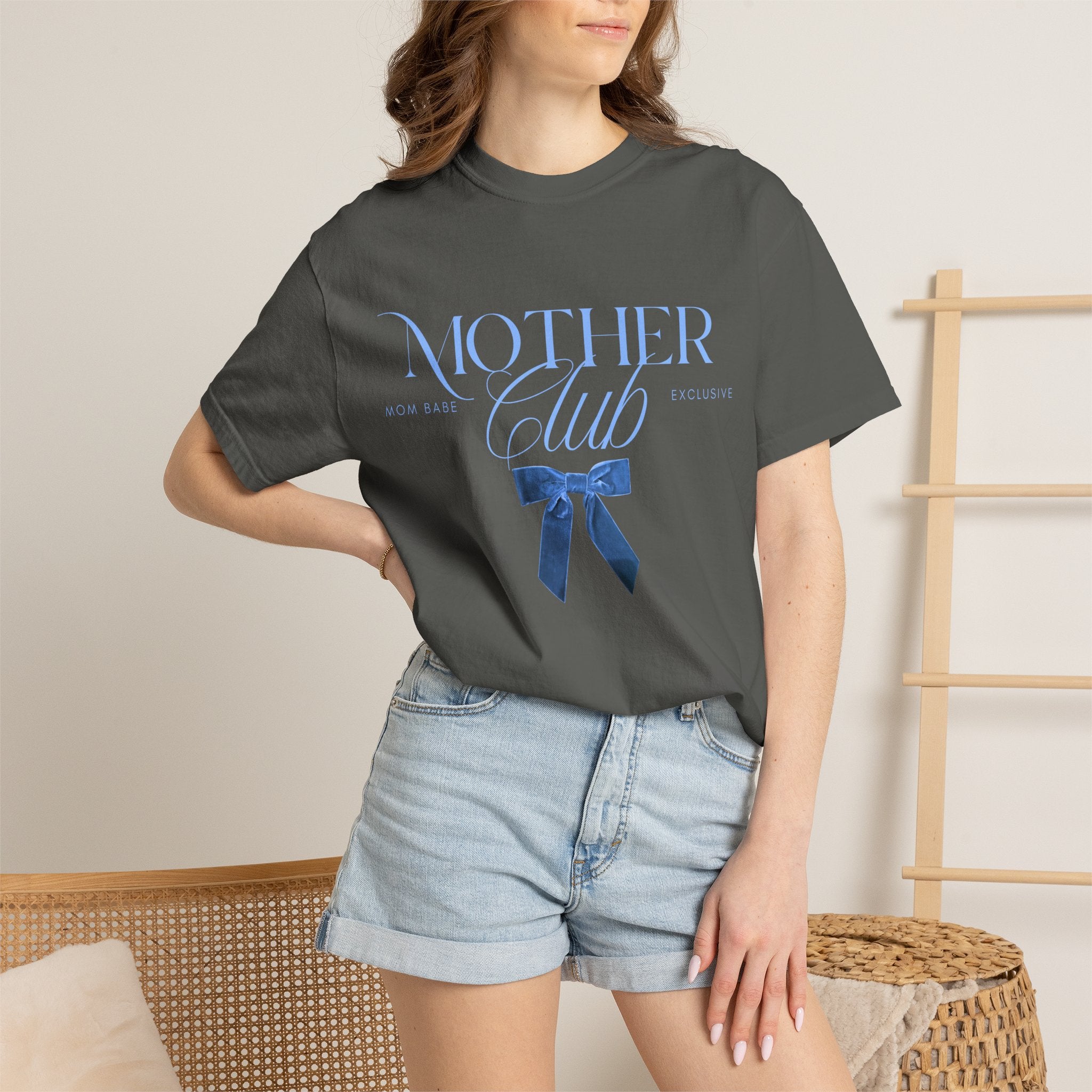 Mother Club Mom Babe Exclusive Tee - Blue
