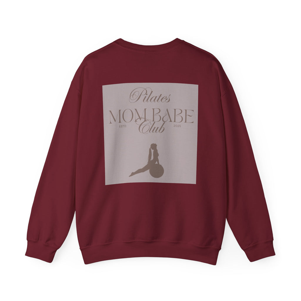 Pilates Mom Babe Club — Workout Graphic Sweatshirt