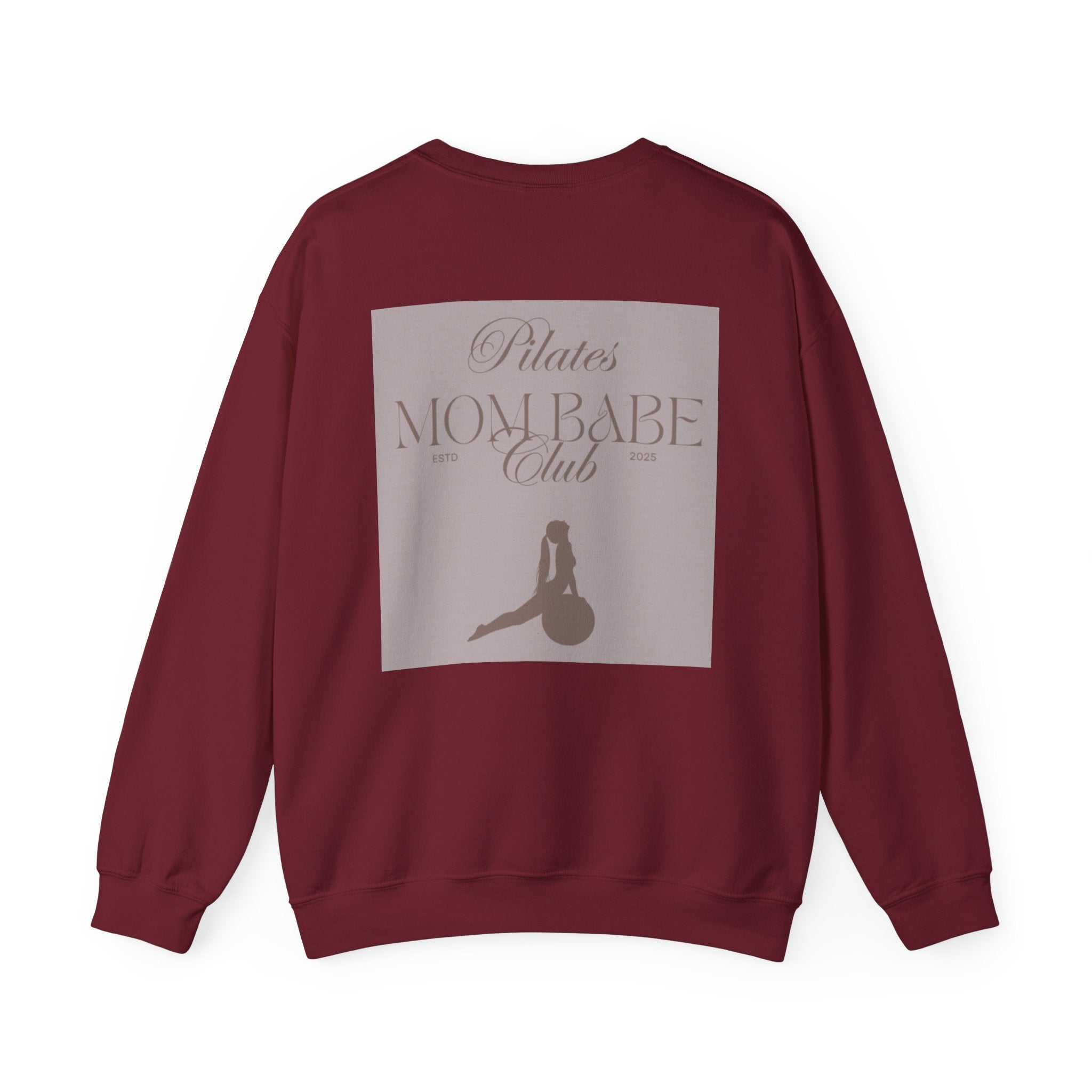 Pilates Mom Babe Club — Workout Graphic Sweatshirt