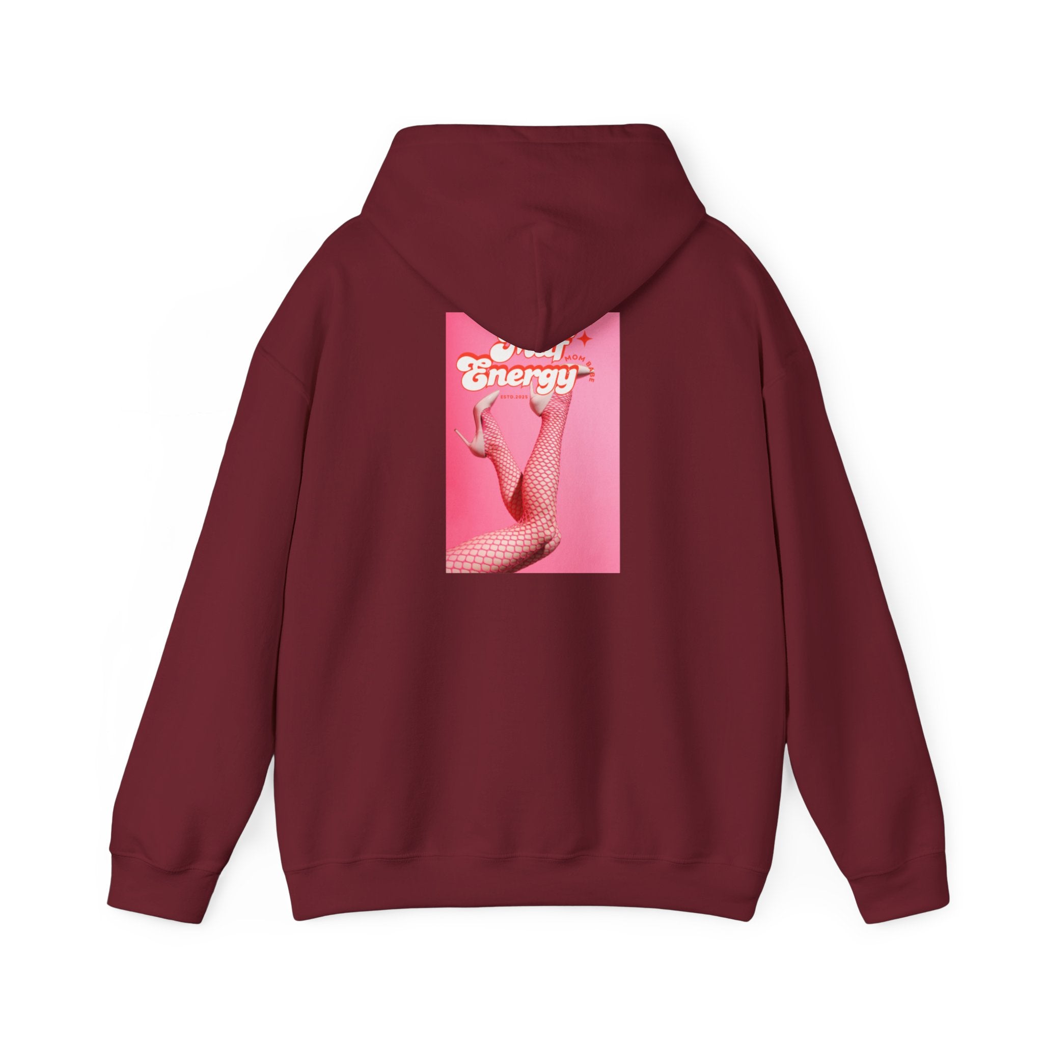 MILF Energy Mom Babe — Fishnet Graphic Hoodie