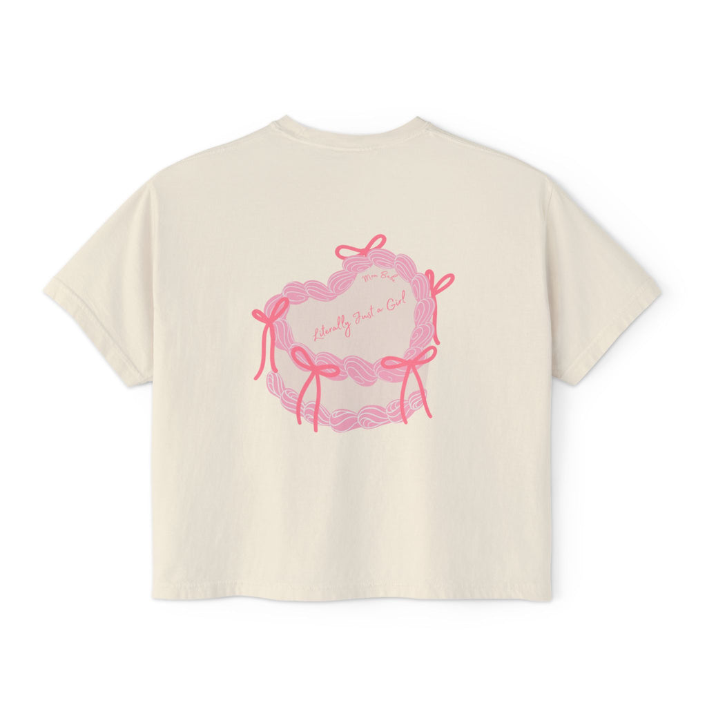 Mom Babe Literally Just a Girl - Cake Graphic Tee