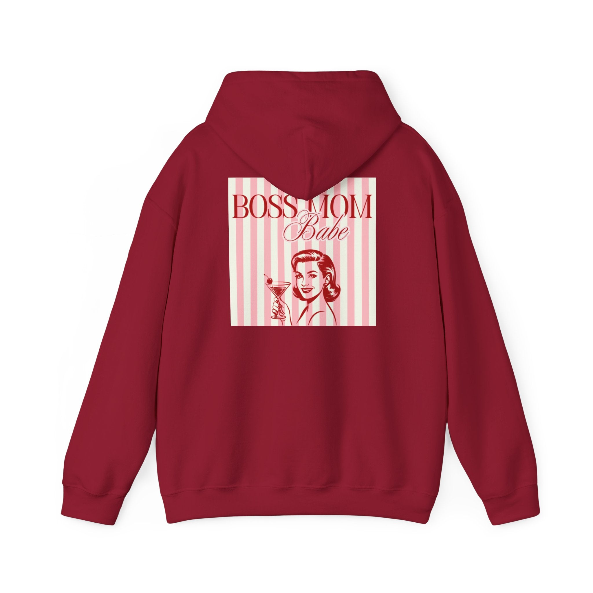 Boss Mom Babe — Vintage Retro Graphic Hoodie