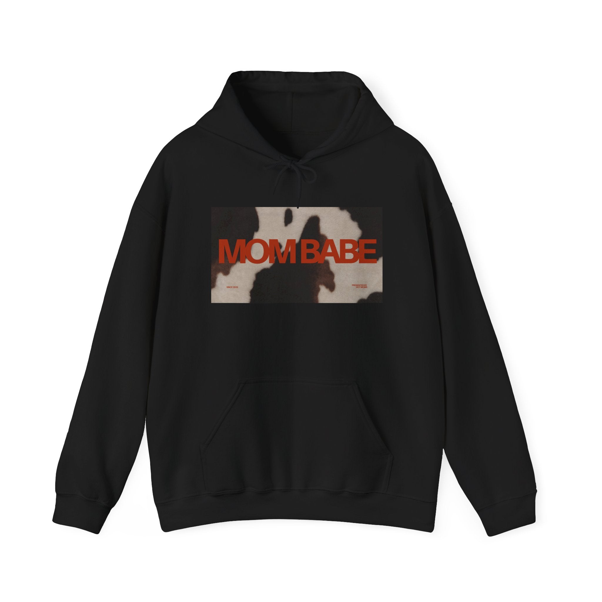 Mom Babe — Cowhide Graphic Hoodie