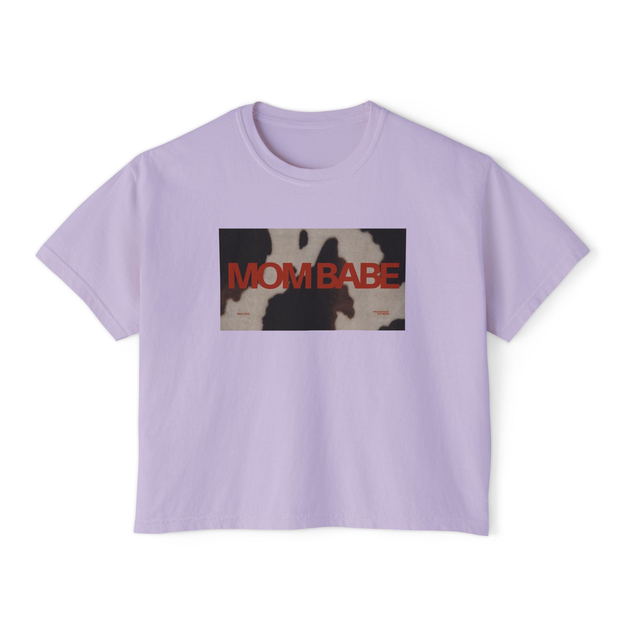 Mom Babe — Cowhide Graphic Tee