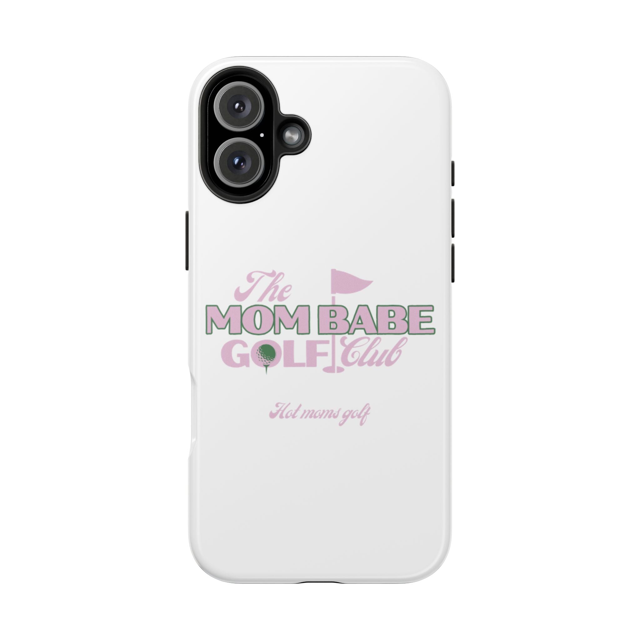 The Mom Babe Golf Club - Pink Vintage Golf Tough Phone Case