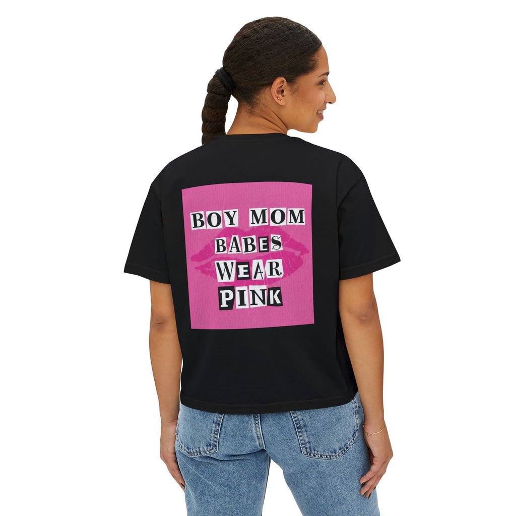 Boy Mom Babes Wear Pink - Graphic Tee