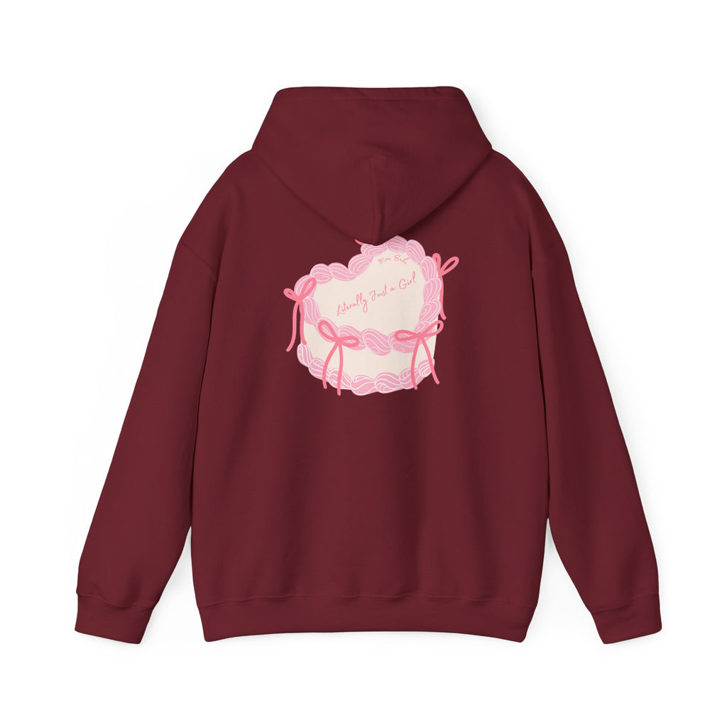 Mom Babe Literally Just a Girl - Cake Graphic Hoodie