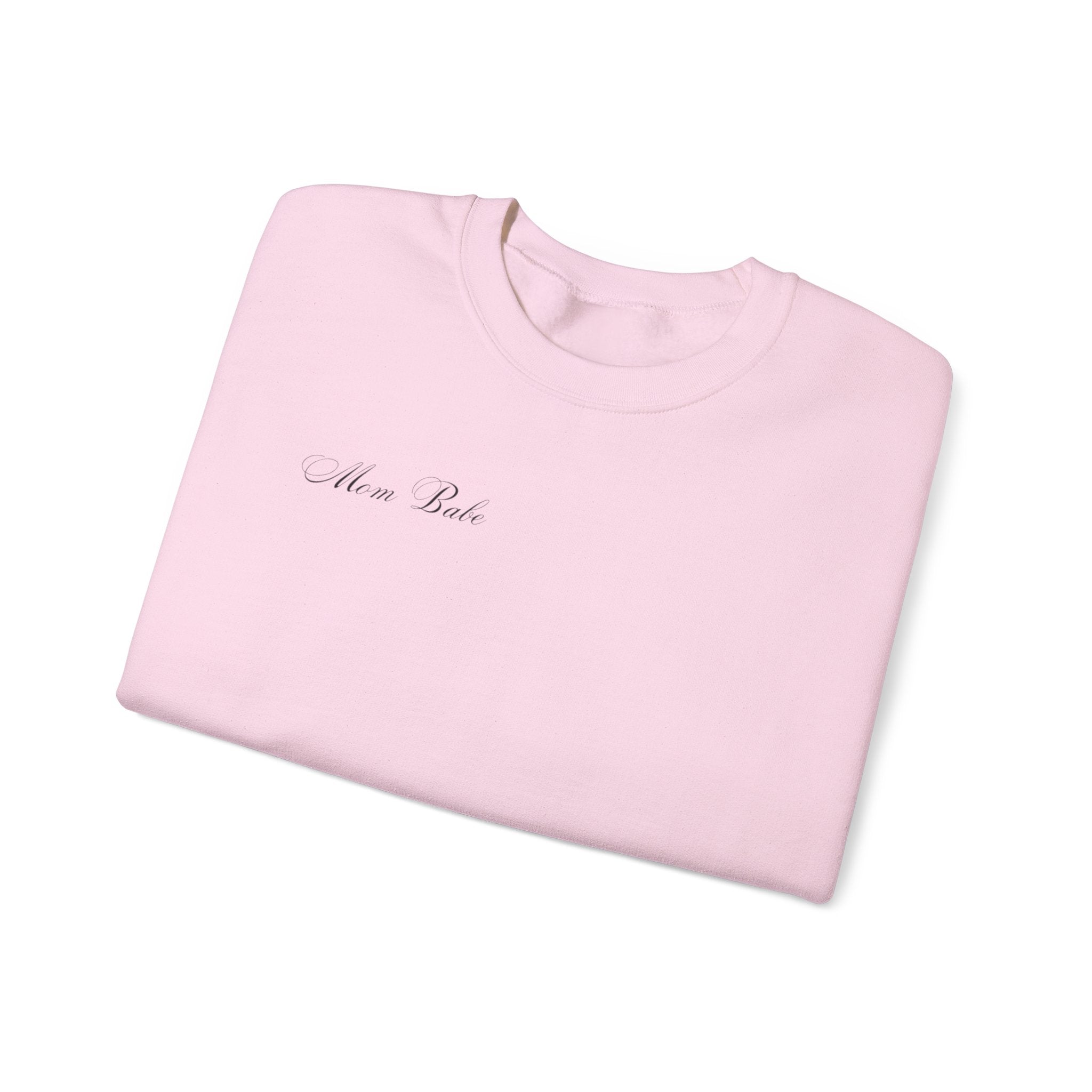 Caffeinated Mom Babe Club - Heart Spill Graphic Sweatshirt
