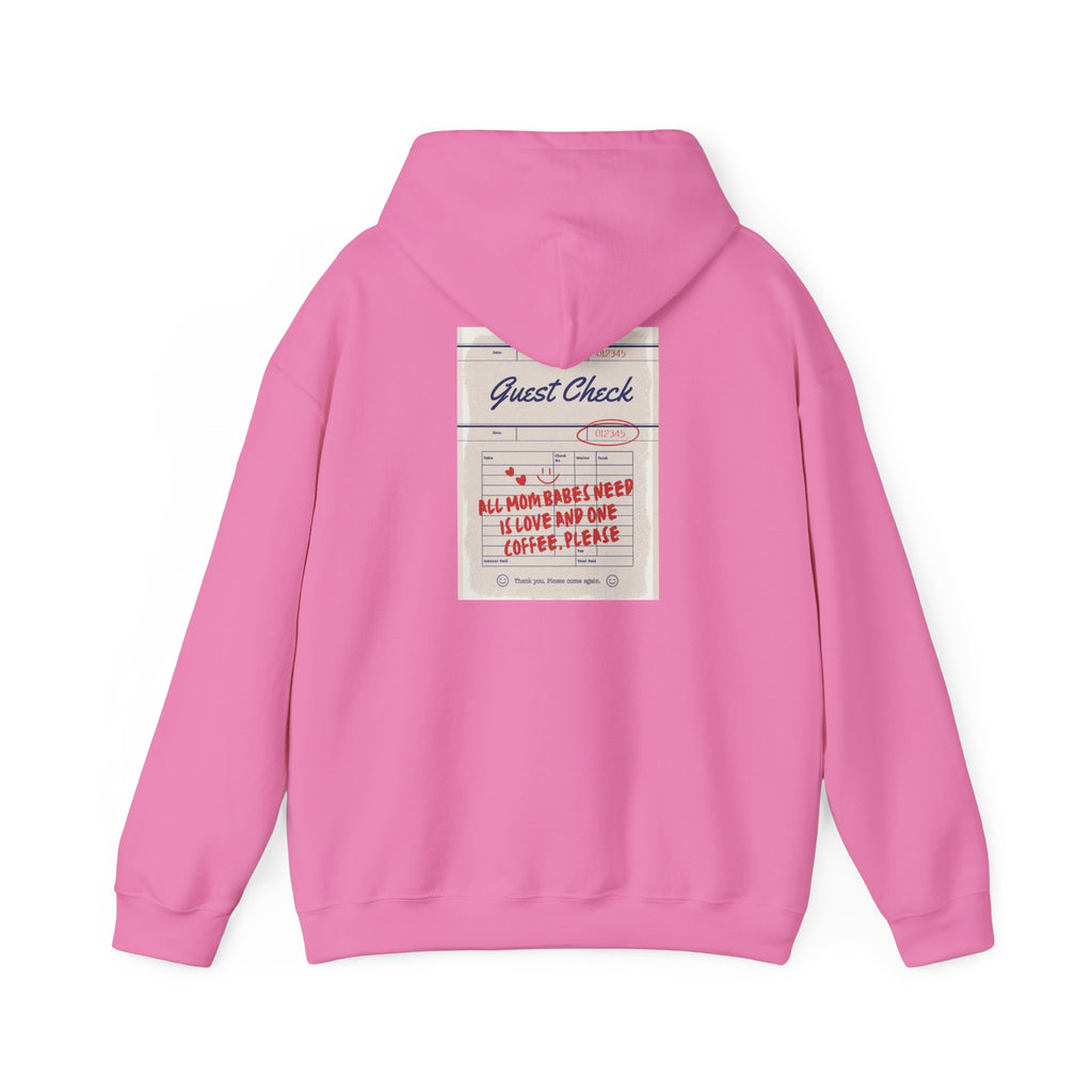 All Mom Babes Need - Graphic Check Hoodie