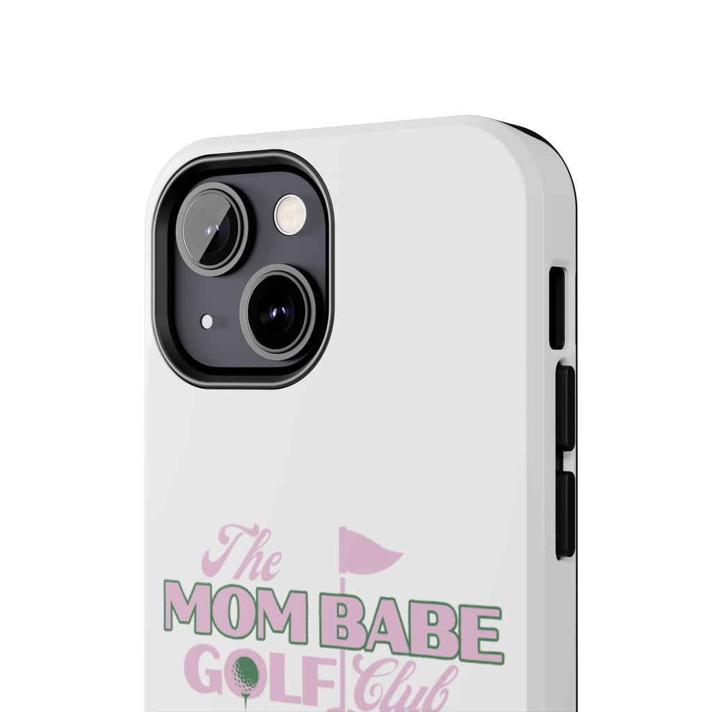 The Mom Babe Golf Club - Pink Vintage Golf Tough Phone Case