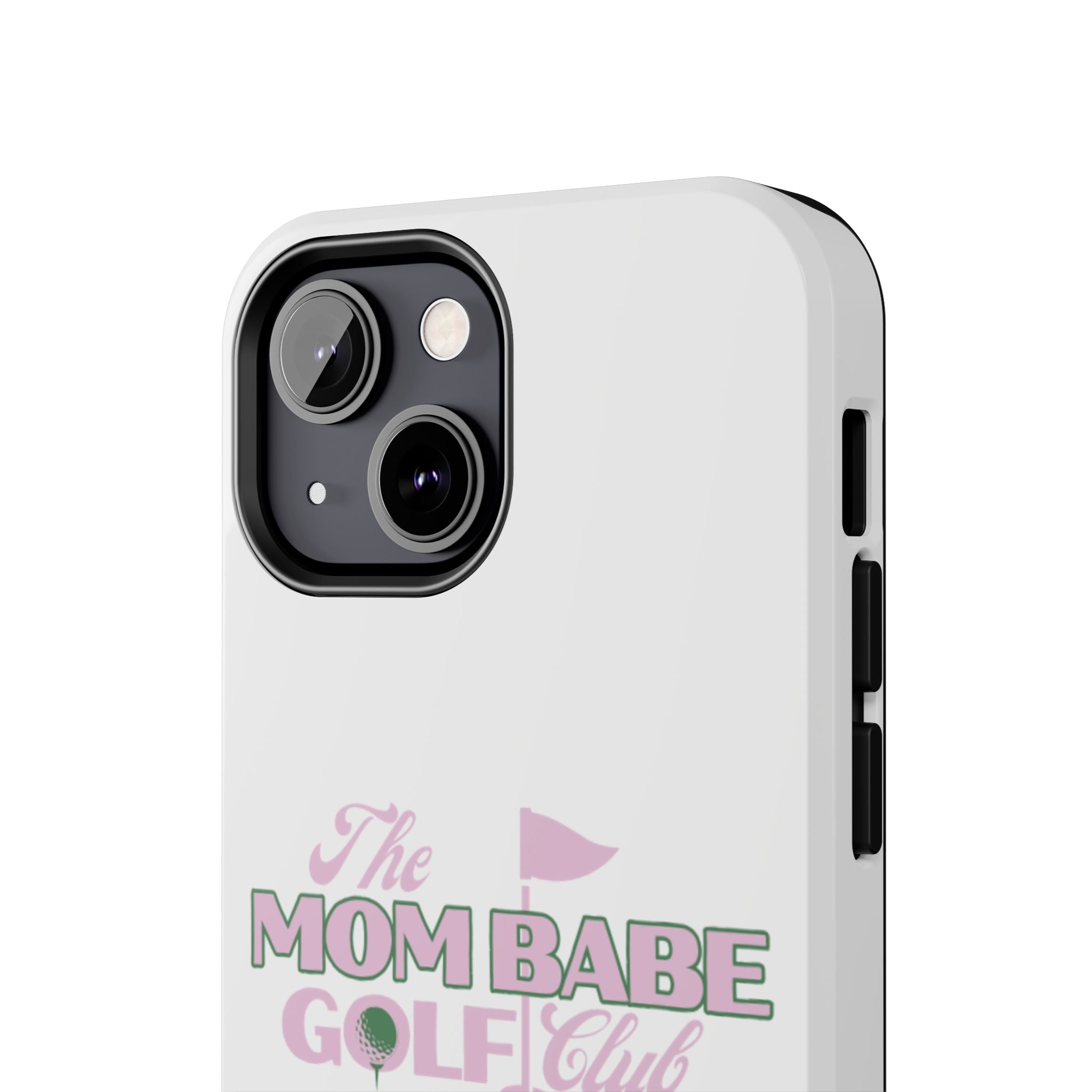The Mom Babe Golf Club - Pink Vintage Golf Tough Phone Case