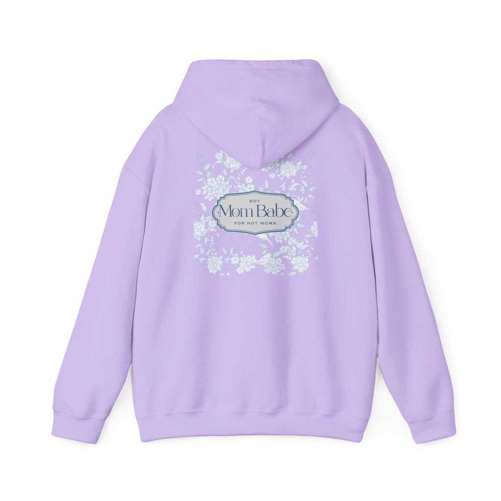 Boy Mom Babe - Floral Graphic Hoodie