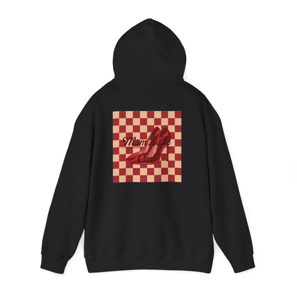 Mom Babe Club - For Hot Moms Heel Graphic Hoodie
