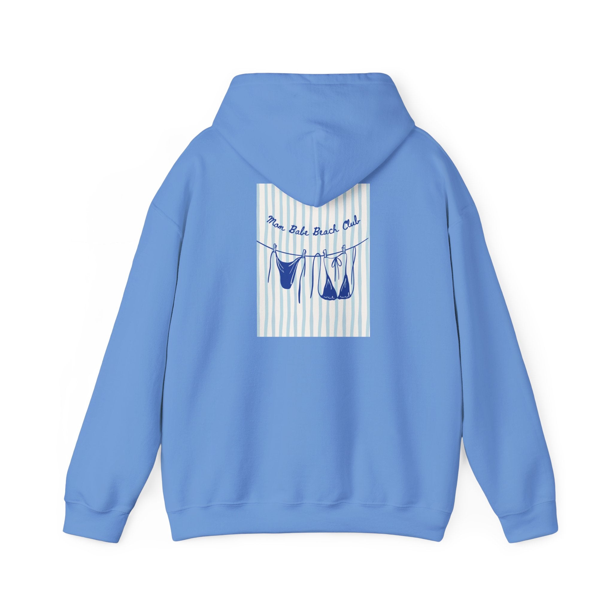 Mom Babe Beach Club - Bikini Graphic Hoodie