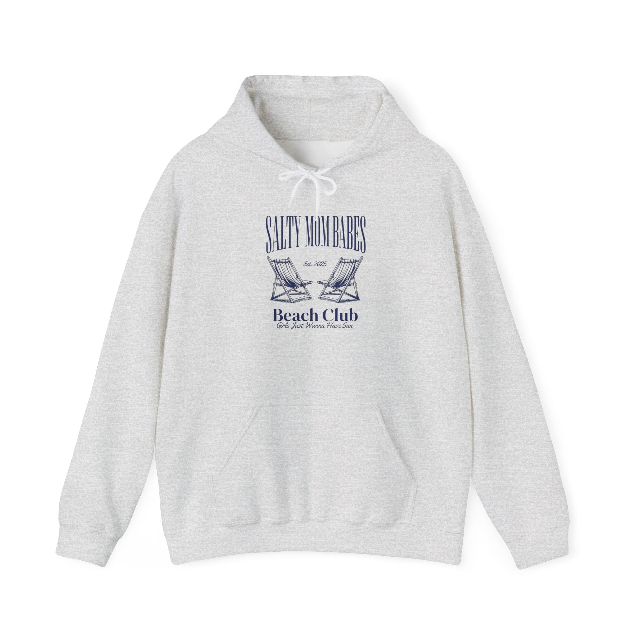 Salty Mom Babes Beach Club- Girls Just Wanna Have Sun Graphic Hoodie
