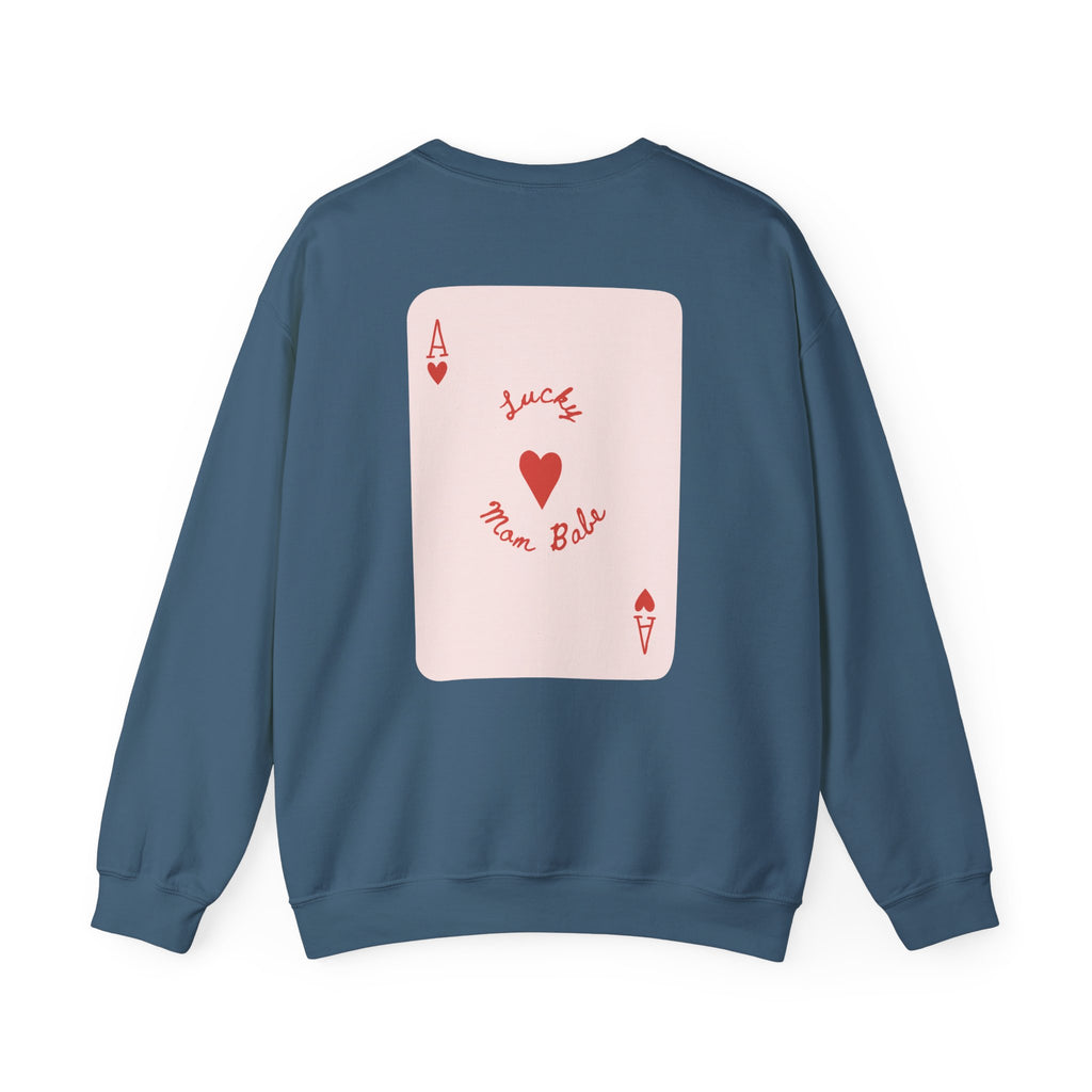 Lucky Mom Babe - Graphic Sweatshirt