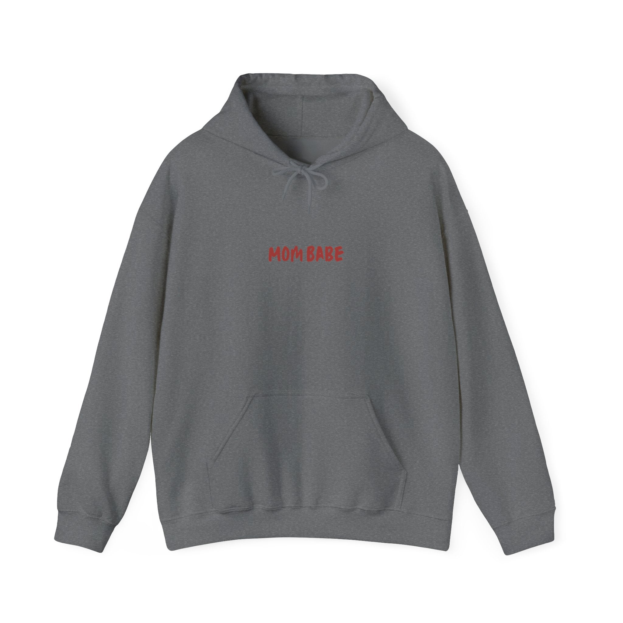 All Mom Babes Need - Graphic Check Hoodie