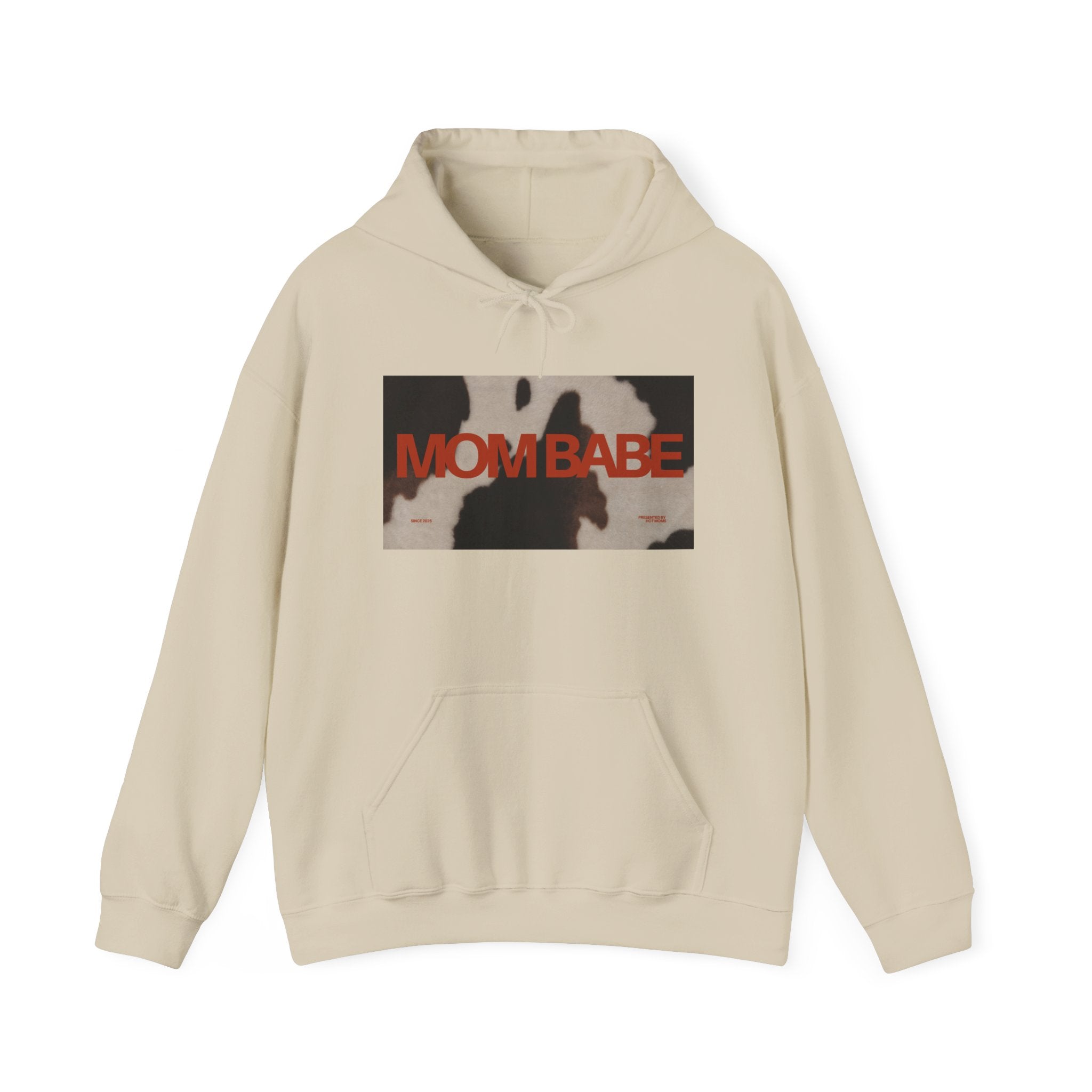 Mom Babe — Cowhide Graphic Hoodie