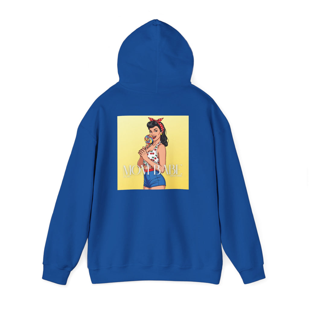 Mom Babe - For Hot Moms Pinup Graphic Hoodie