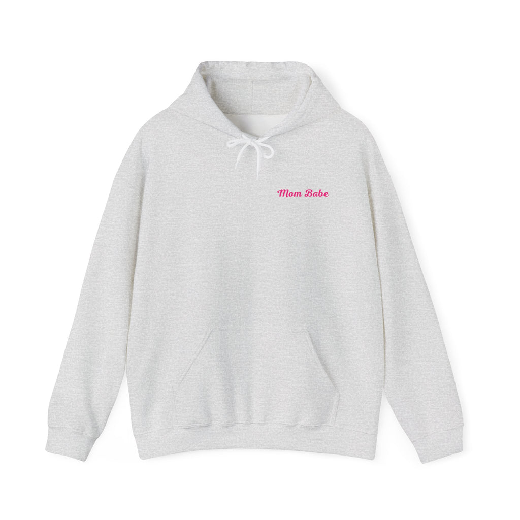 Mom Babe For Hot Moms — Pink Heart Drip Graphic Hoodie