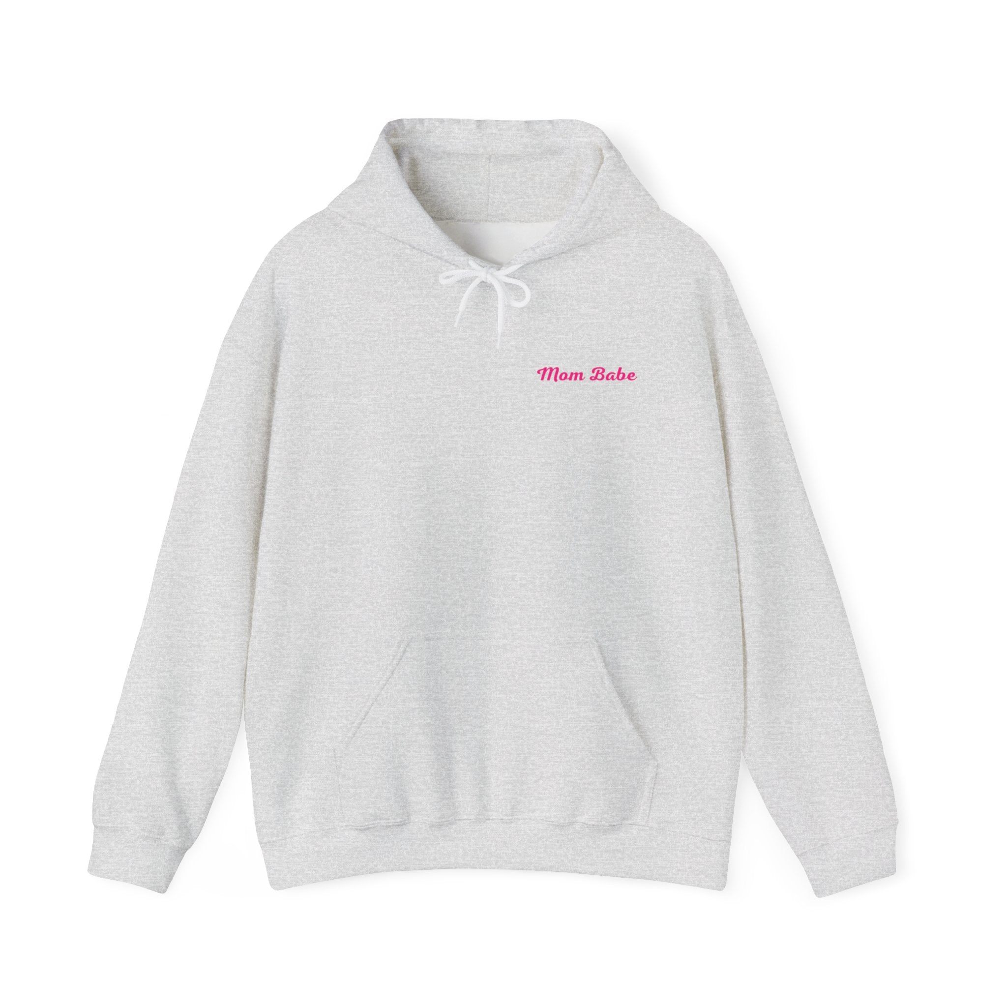 Mom Babe For Hot Moms — Pink Heart Drip Graphic Hoodie