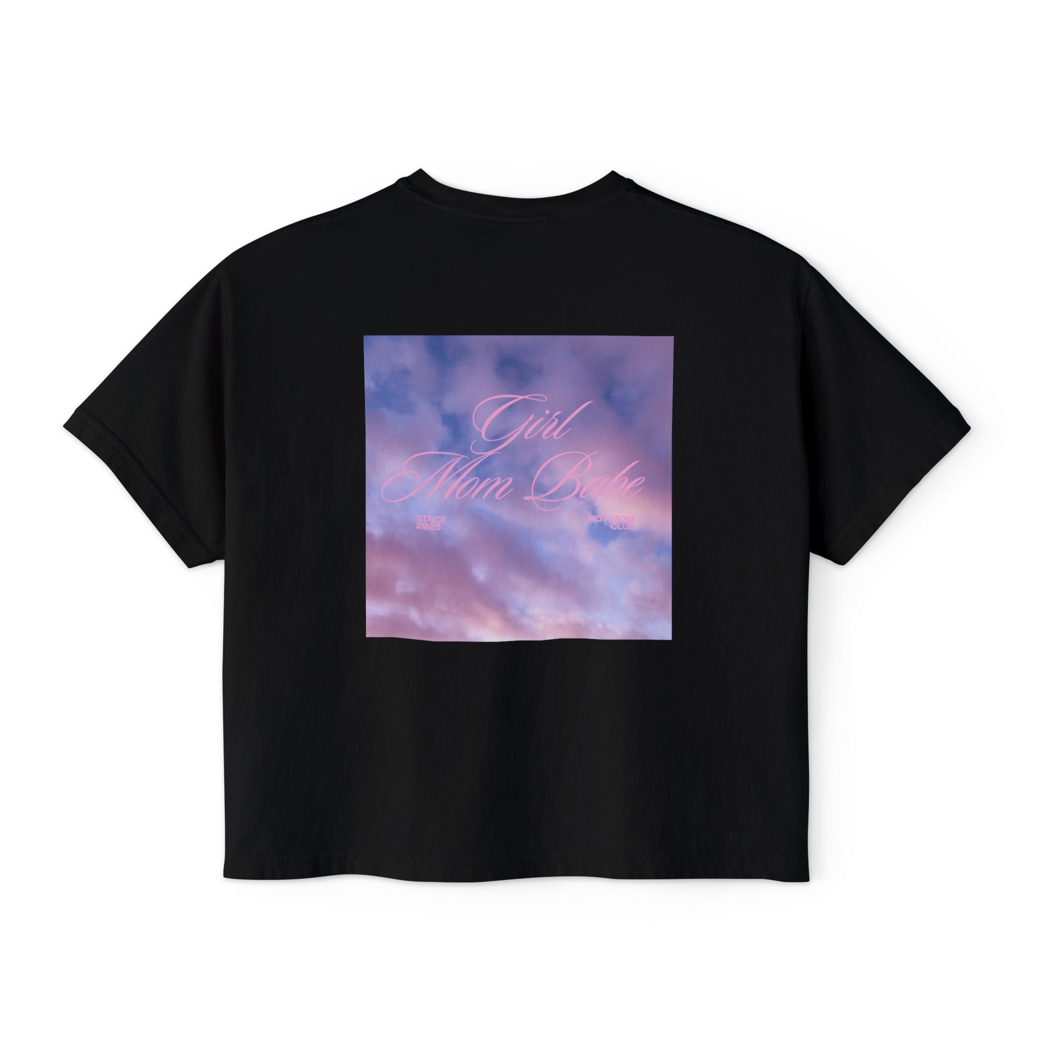 Girl Mom Babe - Cloudy Graphic Tee