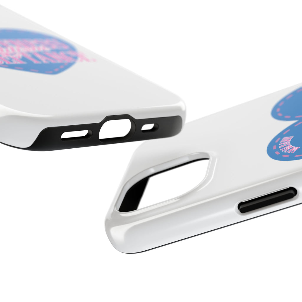 Autism Awareness and Acceptance — Stitched Heart Phone Case