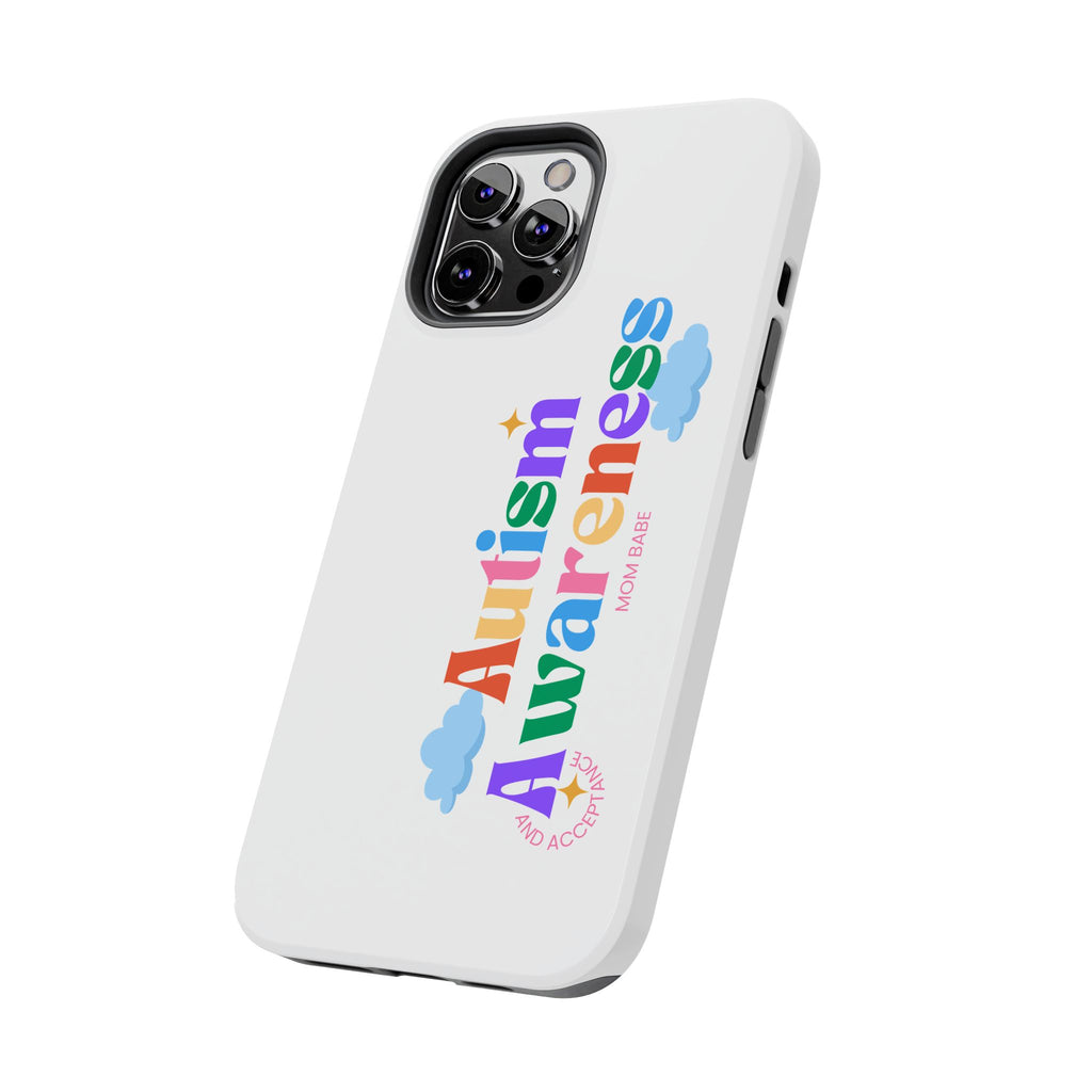 Copy of Autism Awareness and Acceptance — Checkered Heart Phone Case