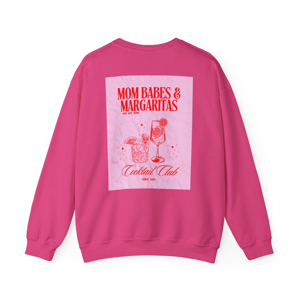 Mom Babes & Margaritas - Cocktail Club Graphic Sweatshirt