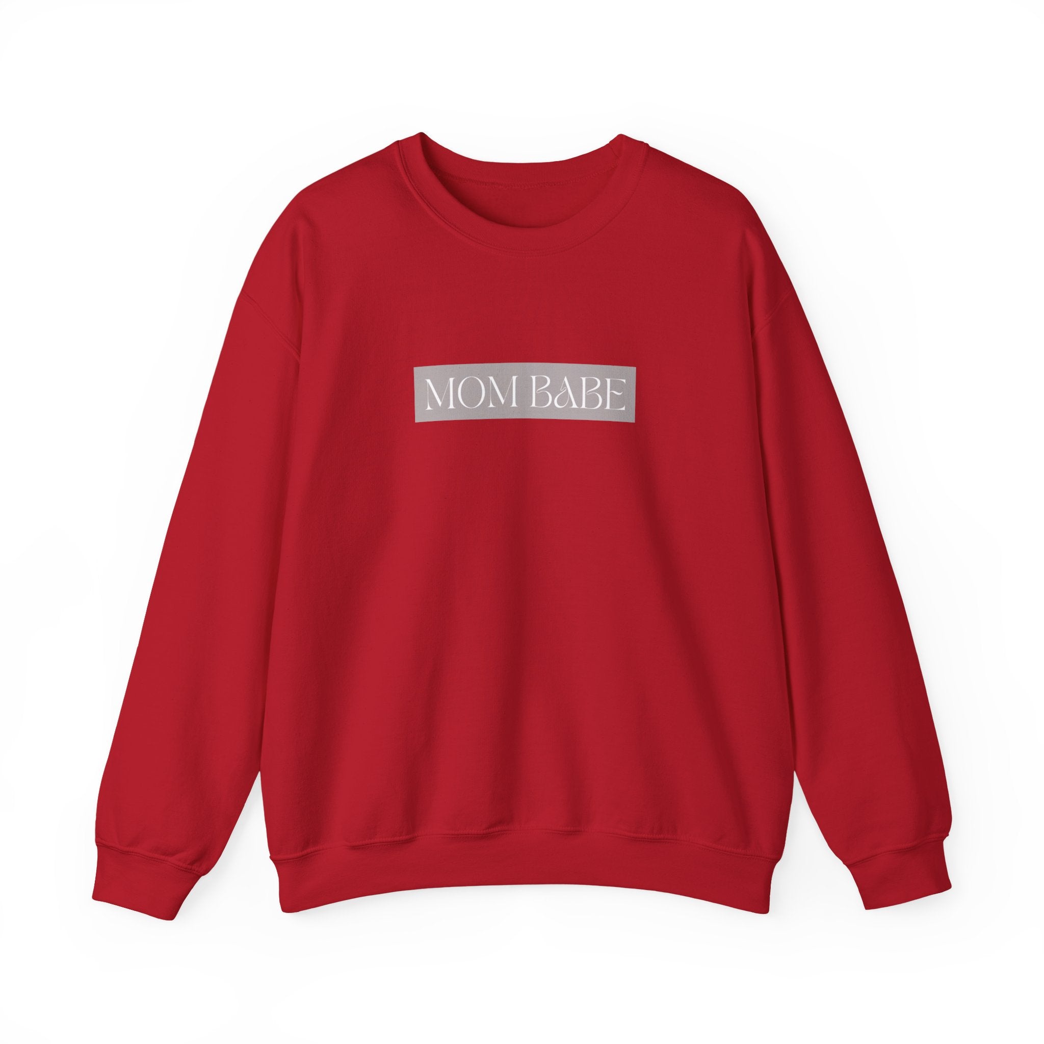 Pilates Mom Babe Club — Workout Graphic Sweatshirt (White Print)