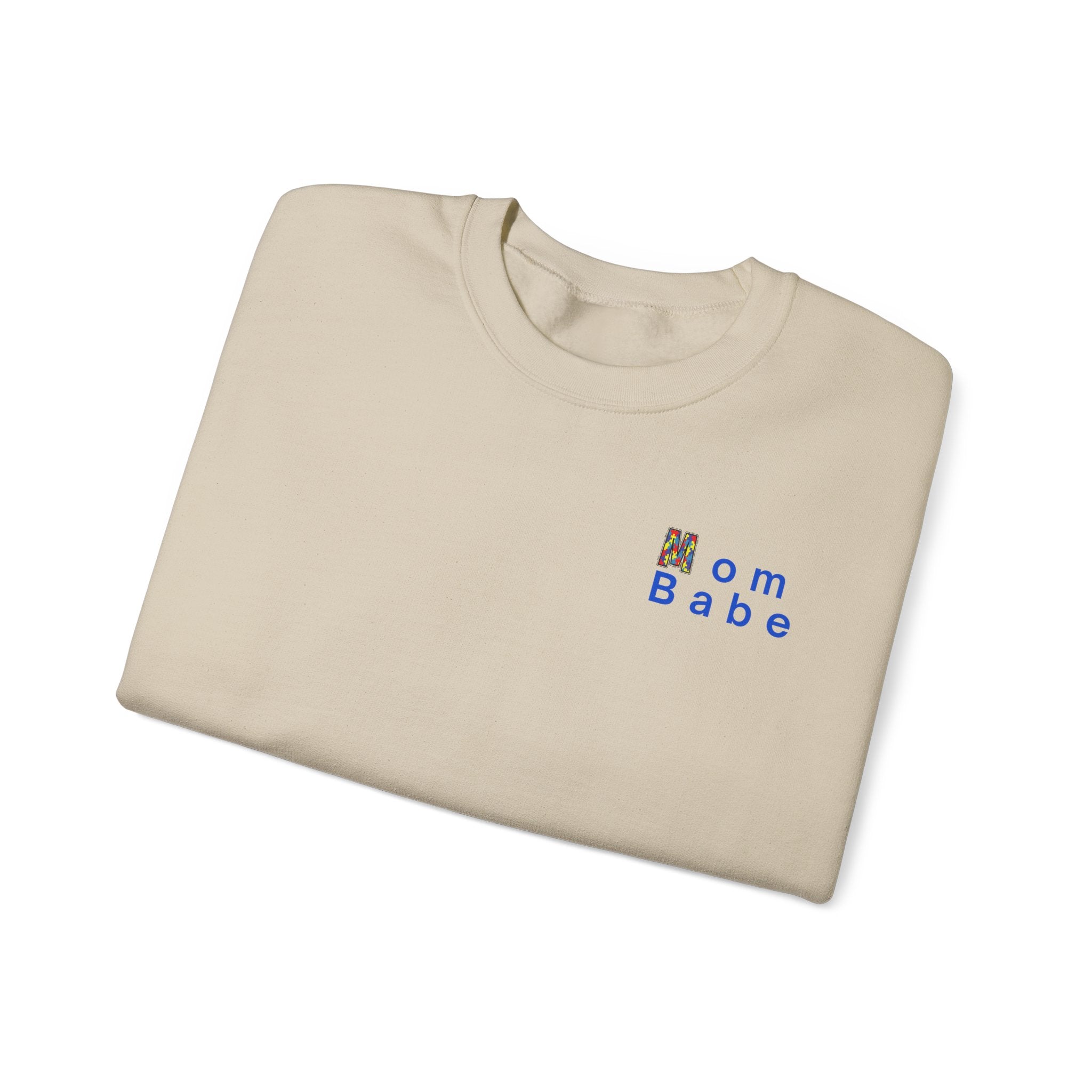 Mom Babe Autism Advocate - Graphic Sweatshirt