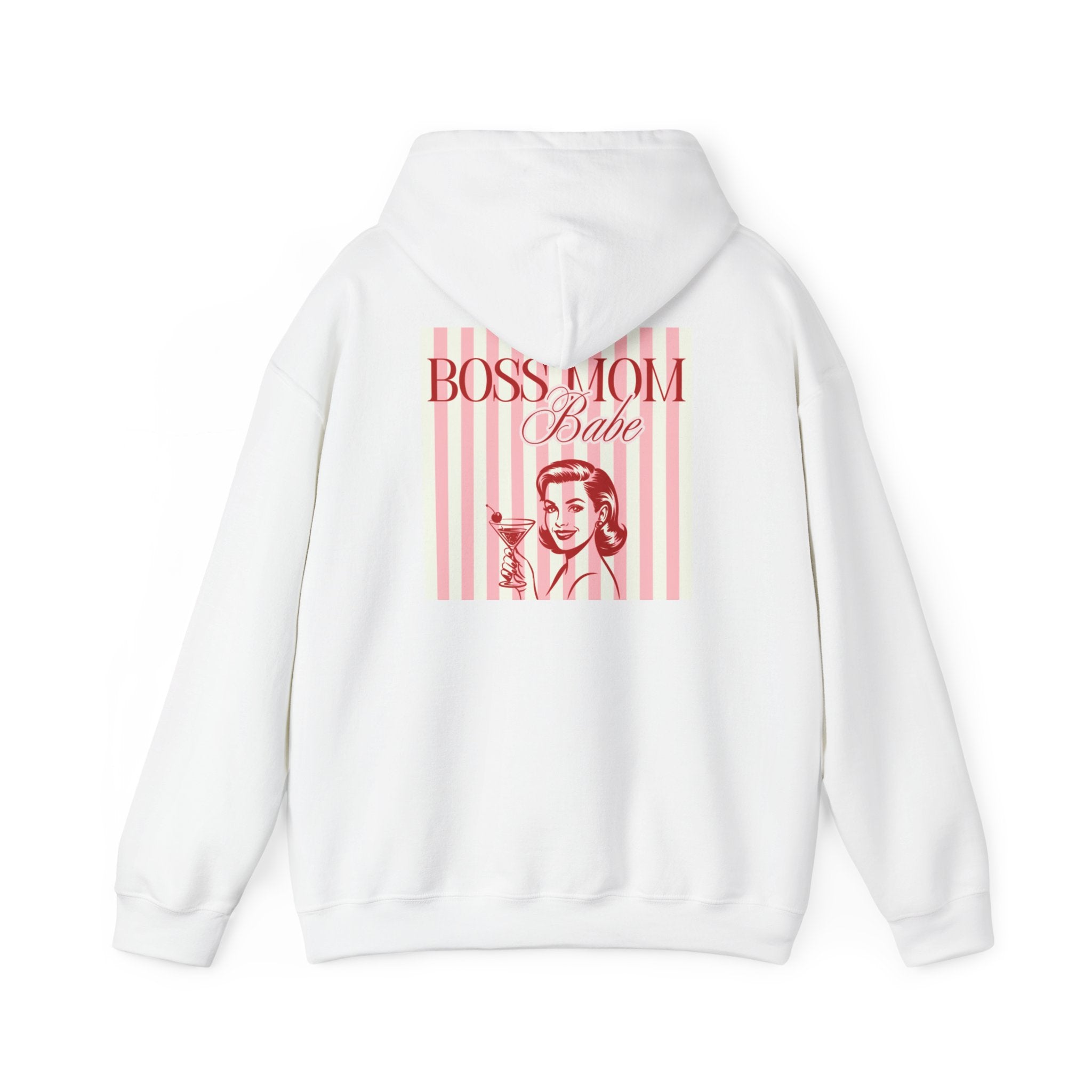 Boss Mom Babe — Vintage Retro Graphic Hoodie