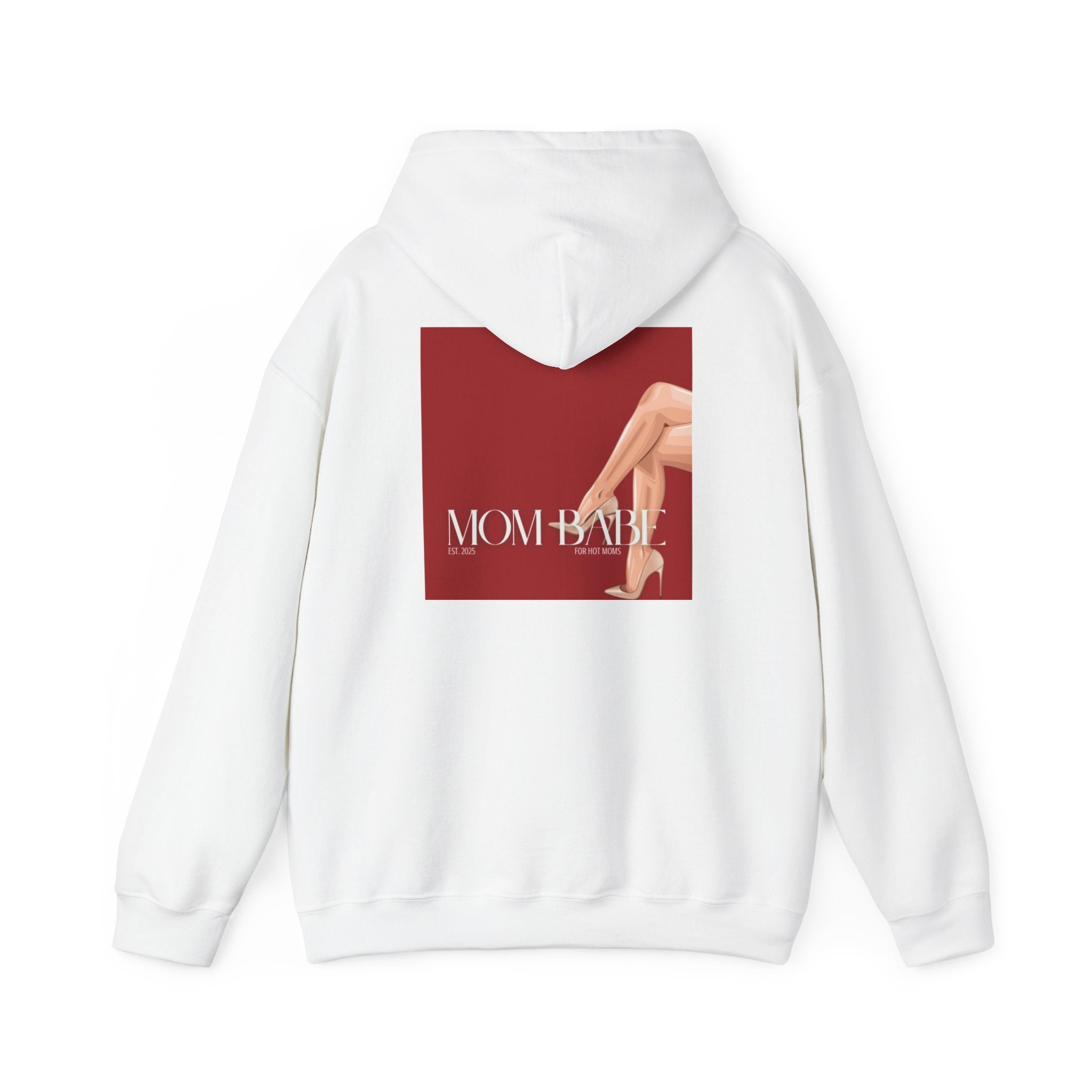Mom Babe For Hot Moms - Beige Heels Graphic Hoodie
