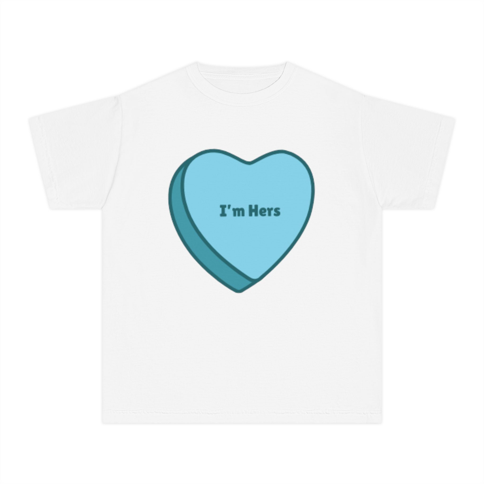 Children's - I'm Hers - Conversation Heart Graphic Tee