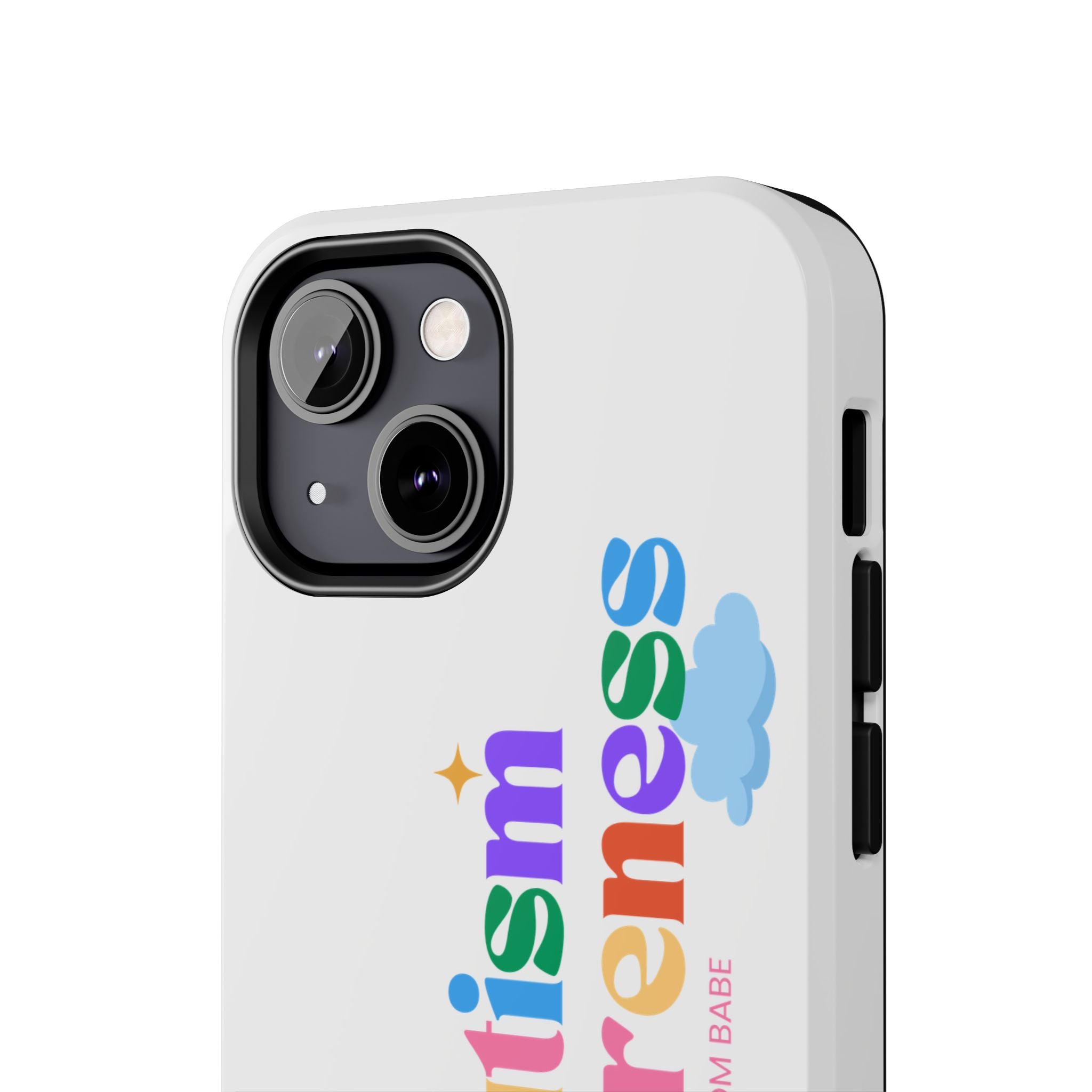 Copy of Autism Awareness and Acceptance — Checkered Heart Phone Case