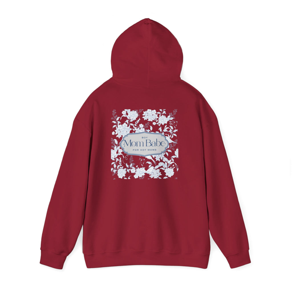 Boy Mom Babe - Floral Graphic Hoodie