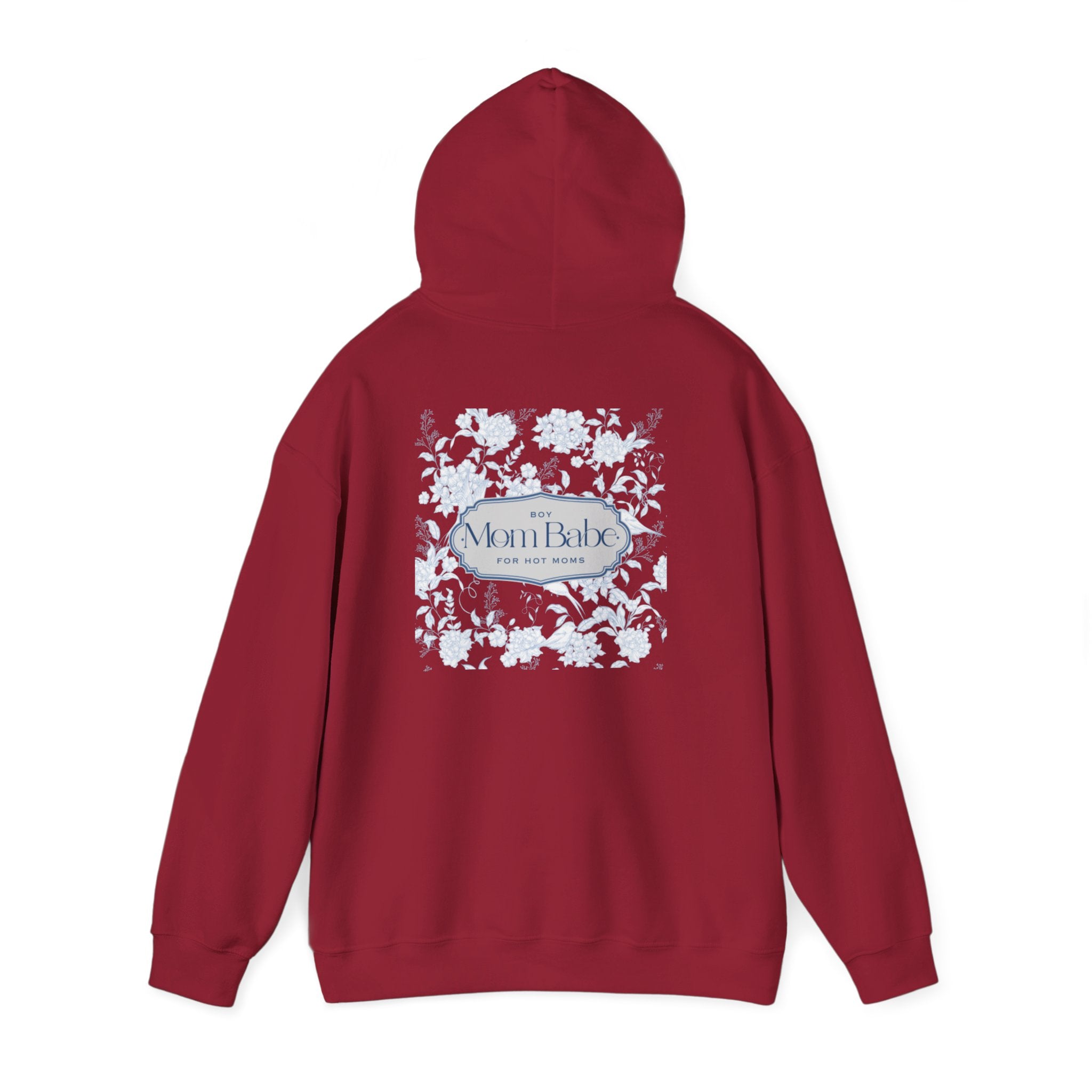 Boy Mom Babe - Floral Graphic Hoodie