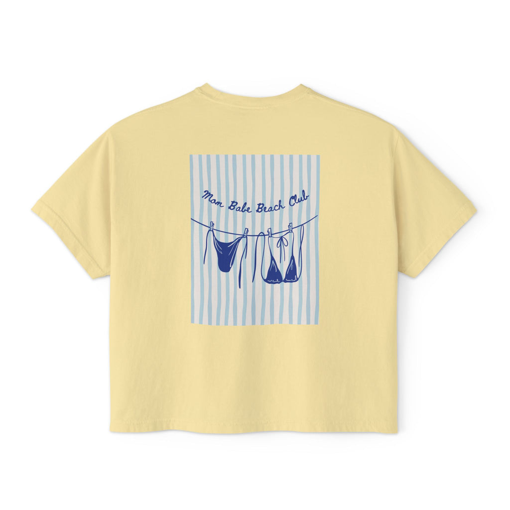 Mom Babe Beach Club - Bikini Graphic Tee