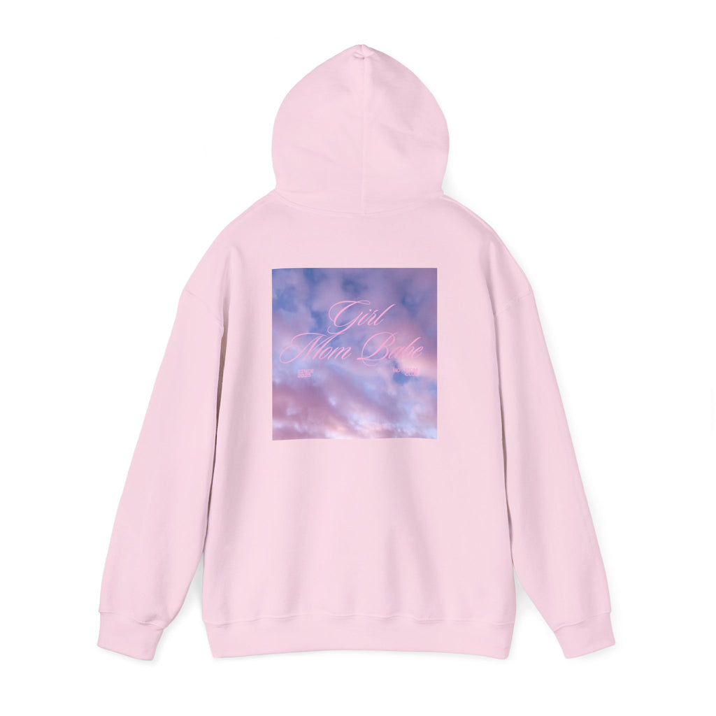 Girl Mom Babe - Cloudy Graphic Hoodie