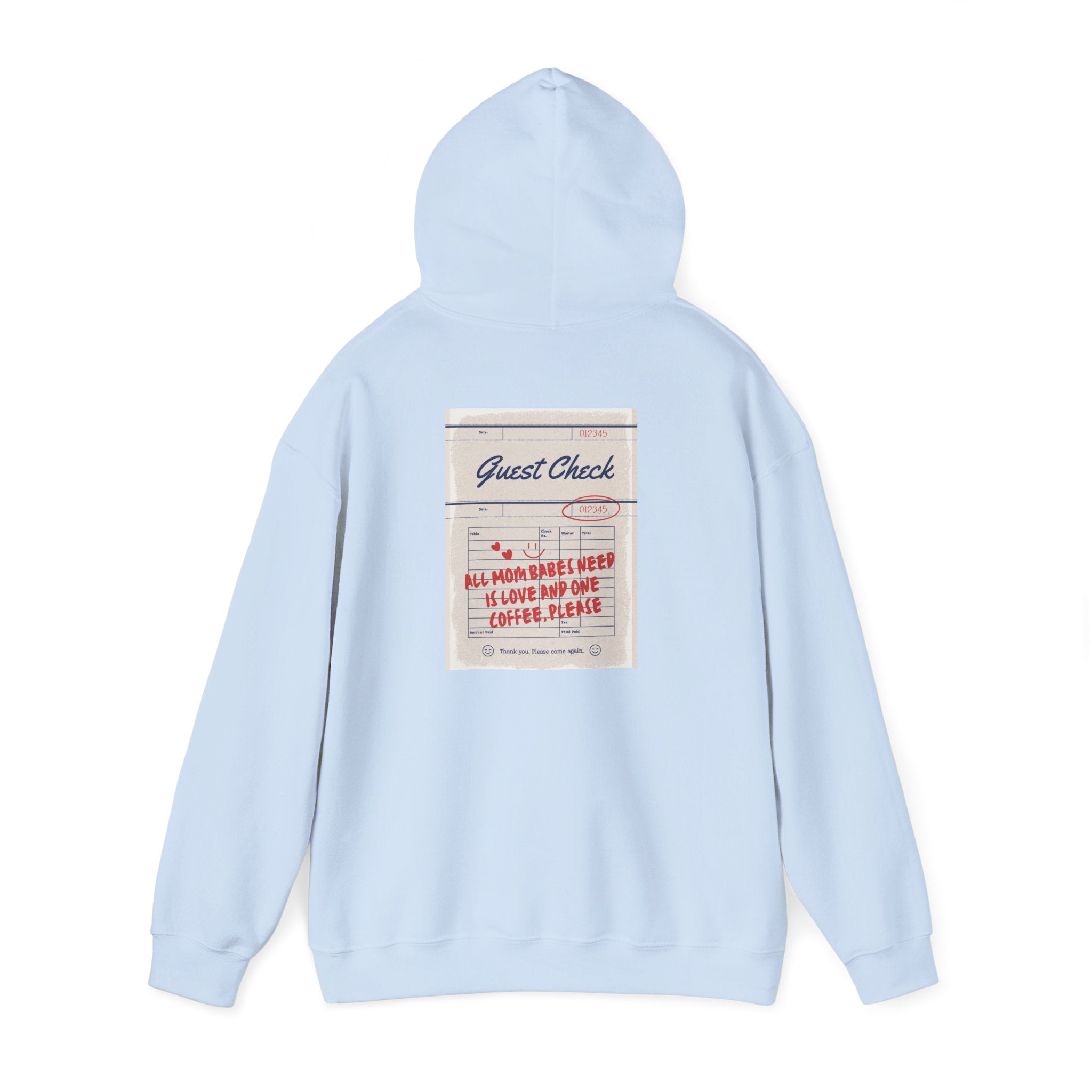 All Mom Babes Need - Graphic Check Hoodie