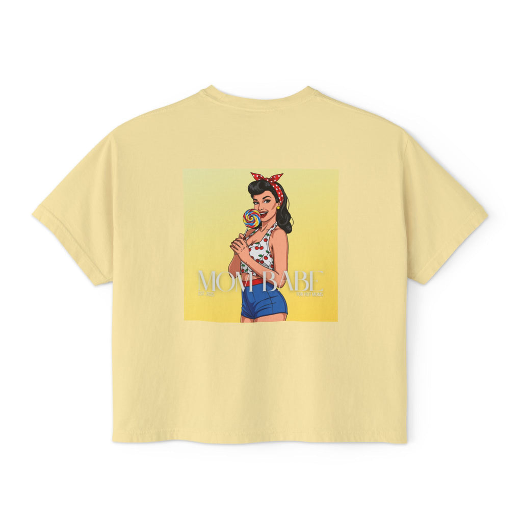 Mom Babe - For Hot Moms Pinup Graphic Tee