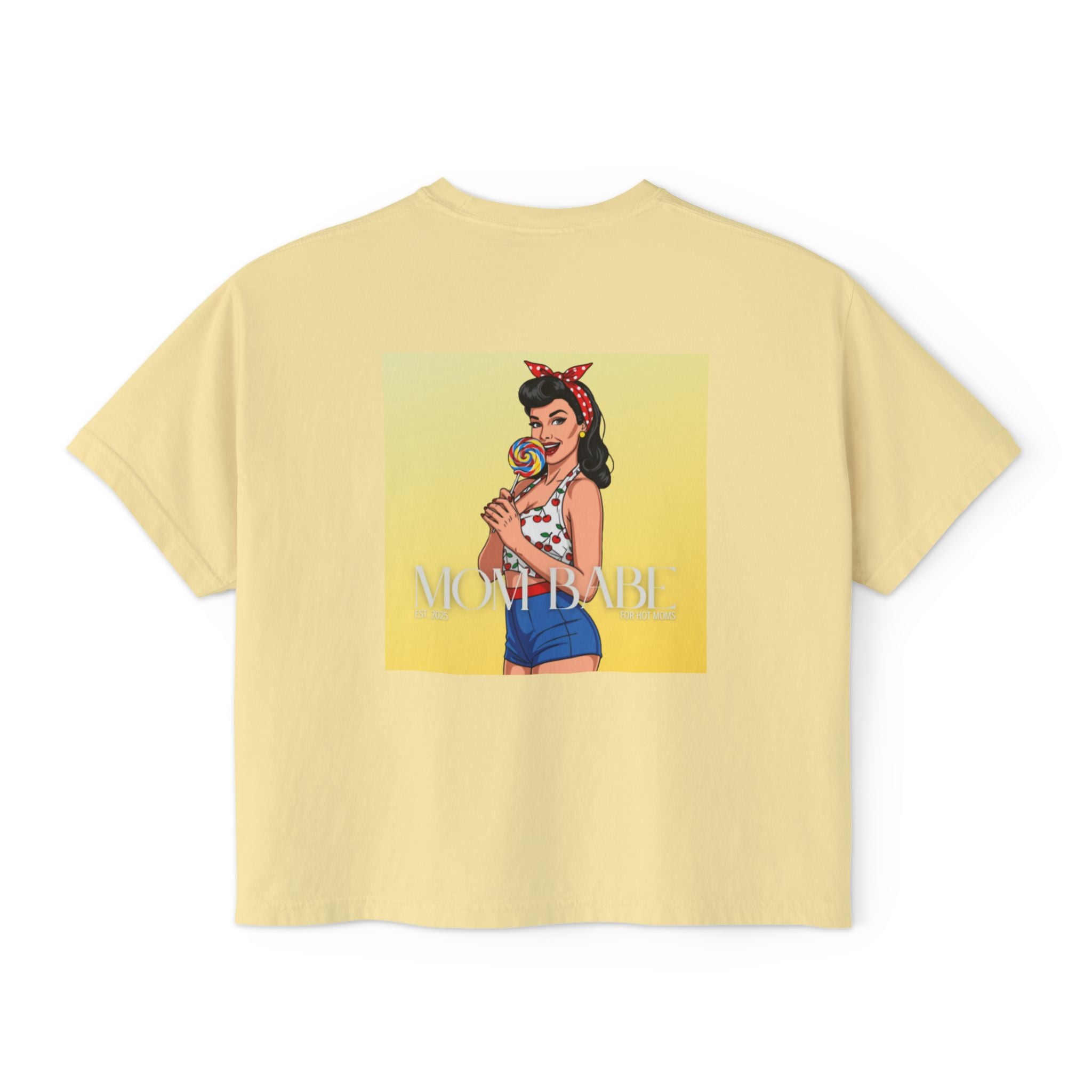 Mom Babe - For Hot Moms Pinup Graphic Tee