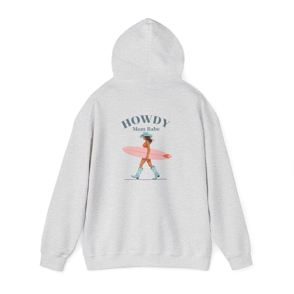Howdy Mom Babe — Surf Girl Graphic Hoodie