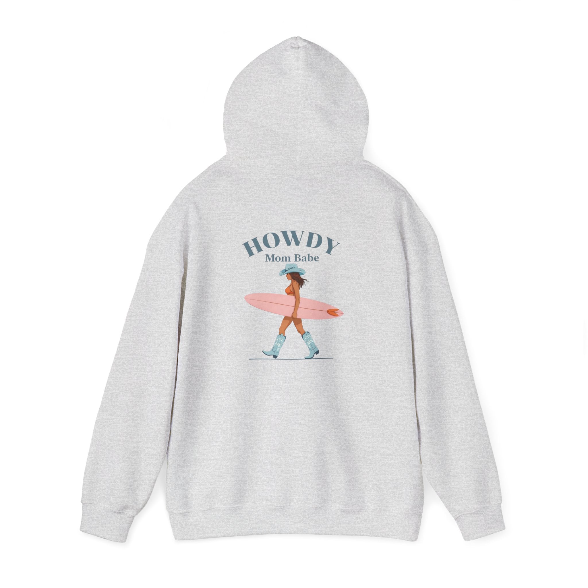 Howdy Mom Babe — Surf Girl Graphic Hoodie