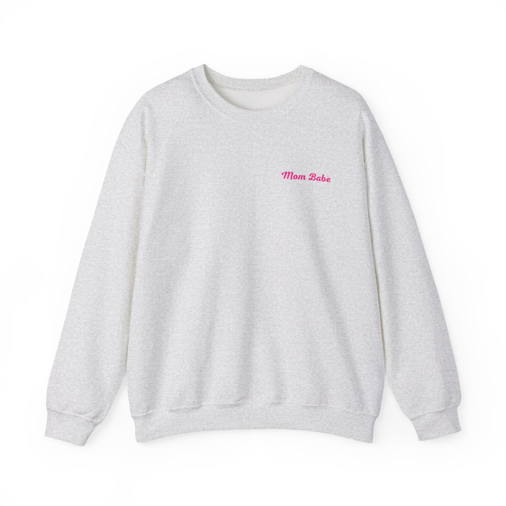 Mom Babe For Hot Moms — Pink Heart Drip Graphic Sweatshirt