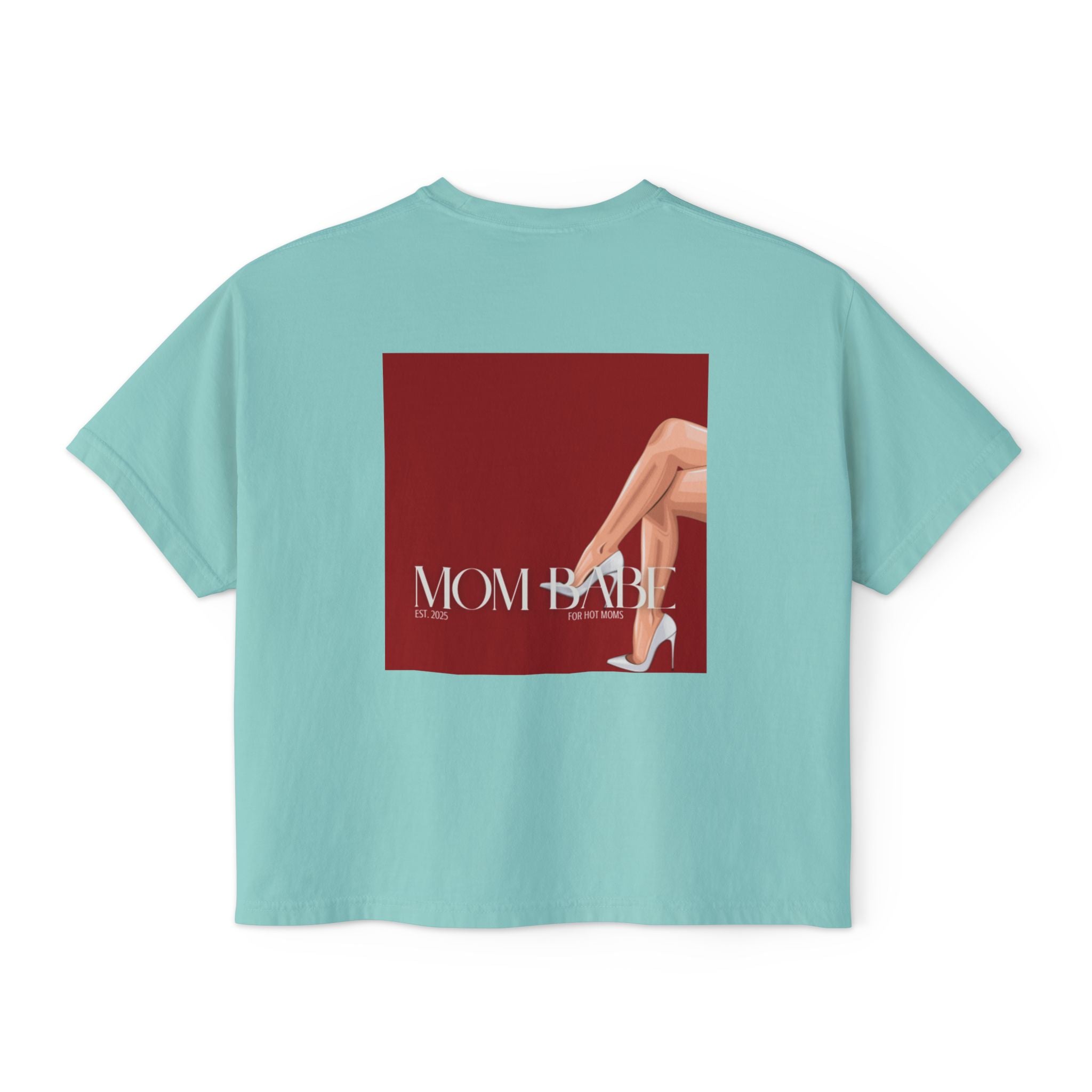 Mom Babe For Hot Moms - White Heels Graphic Tee