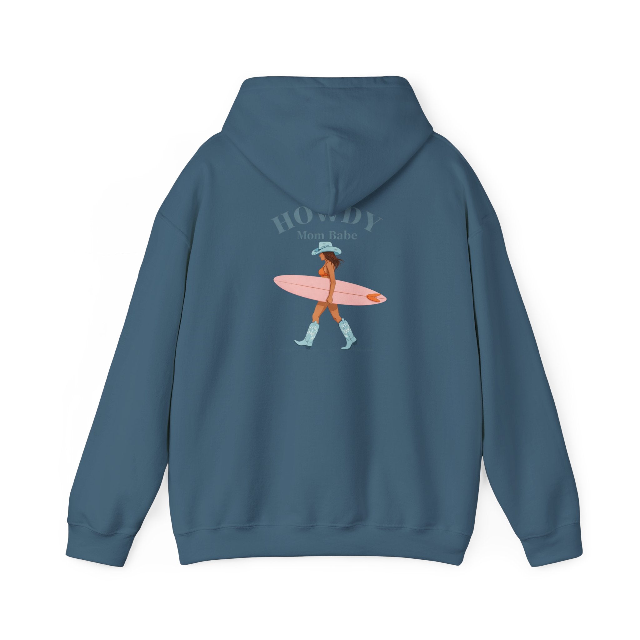 Howdy Mom Babe — Surf Girl Graphic Hoodie