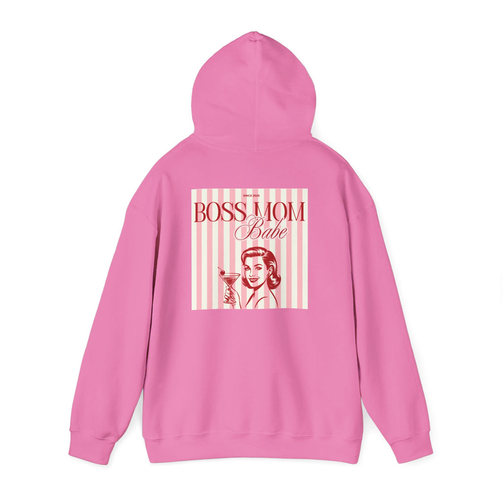 Boss Mom Babe — Vintage Retro Graphic Hoodie