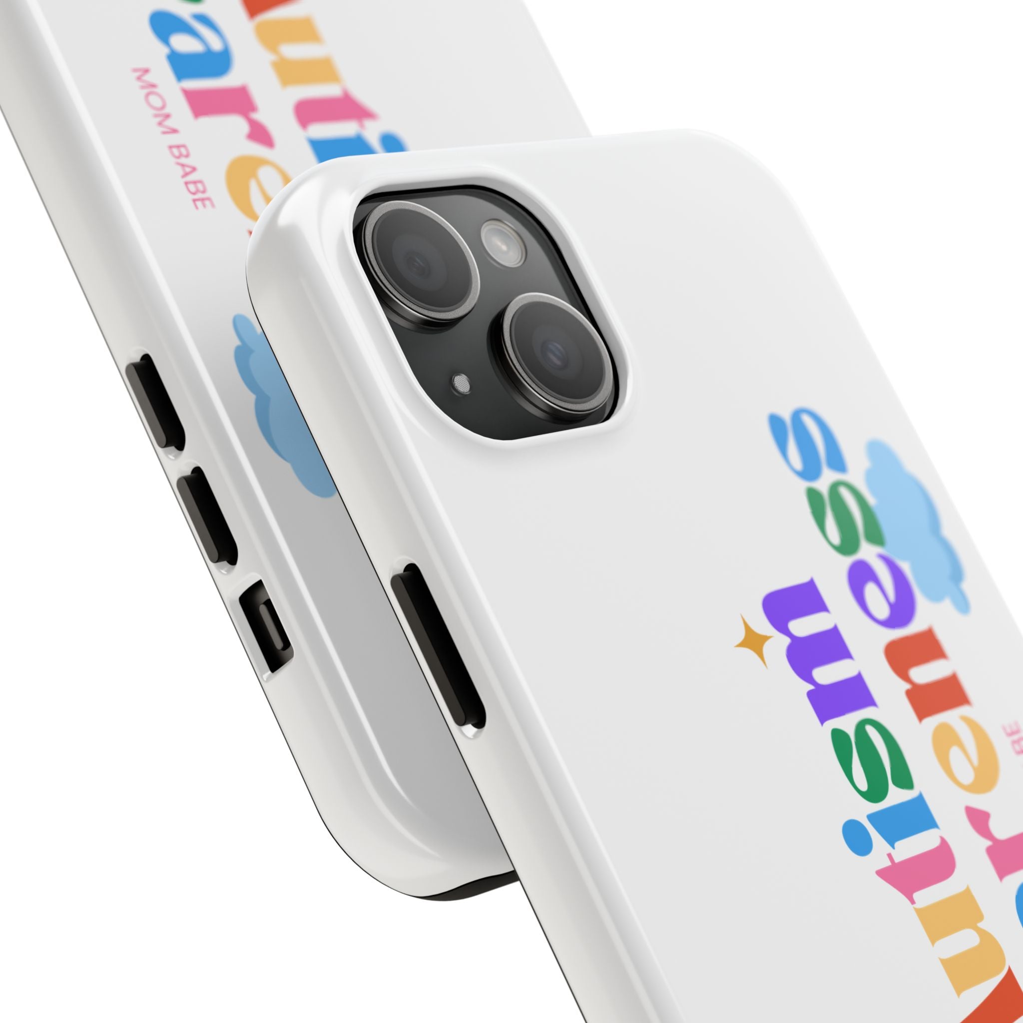 Copy of Autism Awareness and Acceptance — Checkered Heart Phone Case