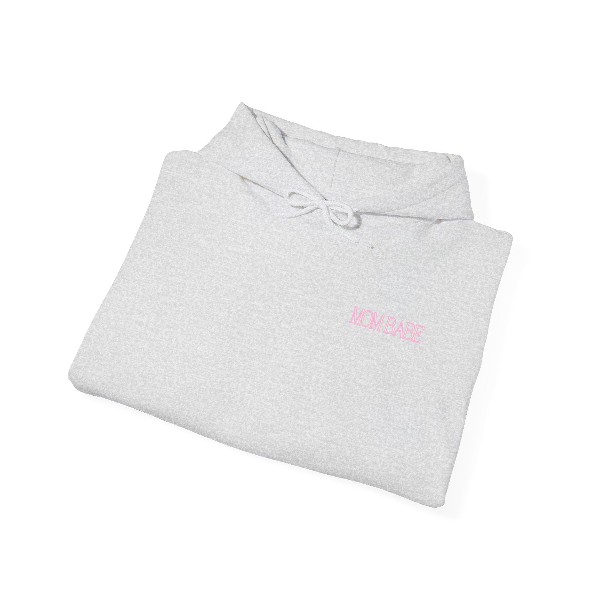 Mom Babe — Holographic Graphic Hoodie